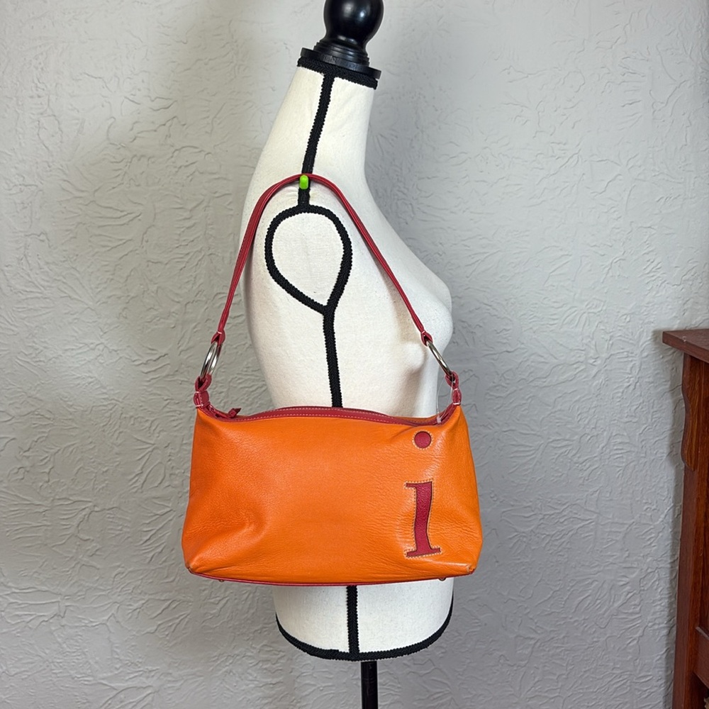 JAM by Jana Feifer Orange Leather Shoulder Bag